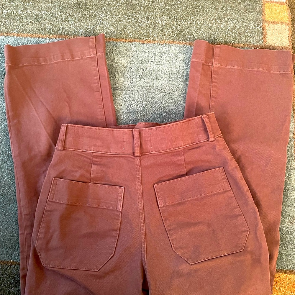 The Organic Wide Leg Pant Cocoa Brown